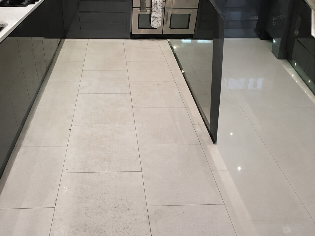 After Marble Restoration High Gloss